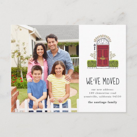 Ankündigung über die Rote Tür (Vorderseite)