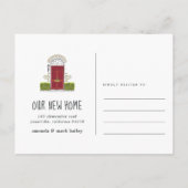 Ankündigung über die Rote Tür (Rückseite)