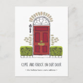 Ankündigung über die Rote Tür (Vorderseite)