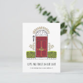 Ankündigung über die Rote Tür (Stehend Vorderseite)