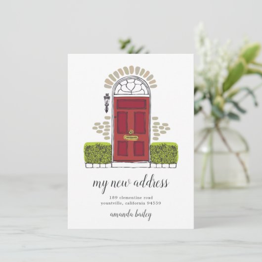 Ankündigung über die Rote Tür (Stehend Vorderseite)