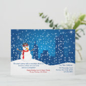 Ankündigung über die Stadtbesichtigung von Snowman (Stehend Vorderseite)