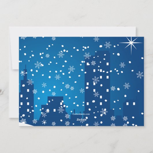 Ankündigung über die Stadtbesichtigung von Snowman (Rückseite)