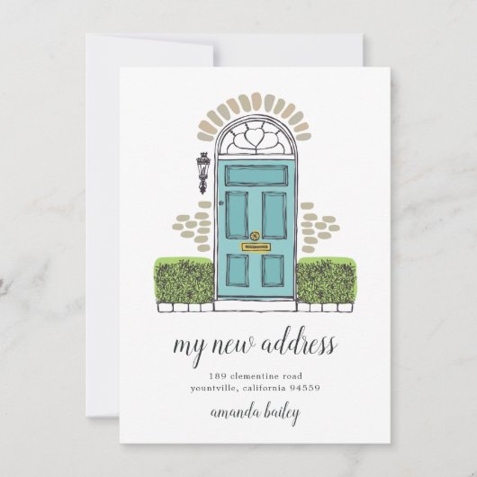 Ankündigung über die Tore in Aqua (Vorderseite)