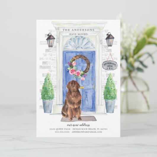 Ankündigung über die Türverlegung in Neufundland (Stehend Vorderseite)