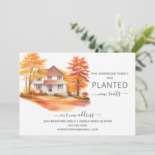 Ankündigung über die Verlegung eines Wasserfarbenh (Stehend Vorderseite)