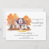 Ankündigung über die Verlegung eines Wasserfarbenh (Vorderseite)