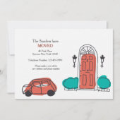 Ankündigung über die Vorder-Tür-Bewegung (Vorderseite)