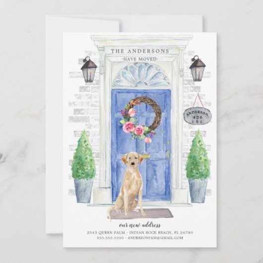 Ankündigung über die Vorder-Tür-Bewegung in Labrad (Vorderseite)