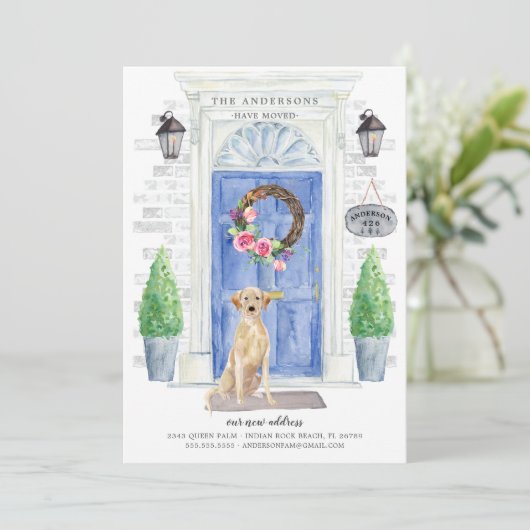 Ankündigung über die Vorder-Tür-Bewegung in Labrad (Stehend Vorderseite)