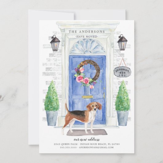 Ankündigung über die Vortür des Beagle (Vorderseite)