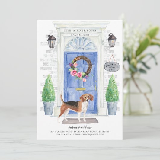 Ankündigung über die Vortür des Beagle (Stehend Vorderseite)