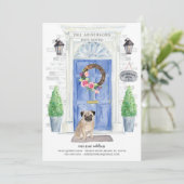 Ankündigung über die Vortür des Mops (Stehend Vorderseite)