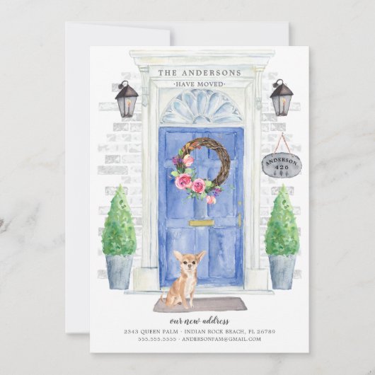 Ankündigung über die Vortür von Chihuahua (Vorderseite)