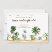 Ankündigung über die Wasserfarbenpalme (Vorderseite)