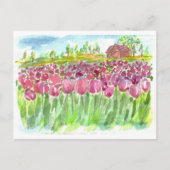Ankündigung über die Wasserfarbenverschiebung in R Postkarte (Vorderseite)