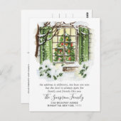 Ankündigung über die Wasserfarbenweihtür Postkarte (Vorne/Hinten)