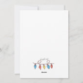 Ankündigung über die Weihnachtsbeleuchtung (Rückseite)