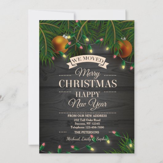 Ankündigung über die Weihnachtsbeleuchtung (Vorderseite)