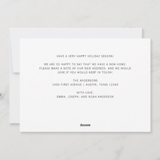 Ankündigung über die Weihnachtsbewegung von unsere (Rückseite)