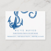 Ankündigung über die Zuhause-Bewegung an der Küste Begleitkarte (Vorderseite)