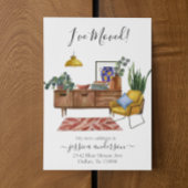 Ankündigung über die Zuhause-Bewegung in Wasserfar