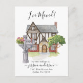 Ankündigung über die Zuhause-Bewegung in Wasserfar (Vorderseite)