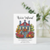 Ankündigung über die Zuhause Postkarte (Stehend Vorderseite)