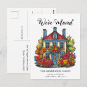 Ankündigung über die Zuhause Postkarte (Vorne/Hinten)