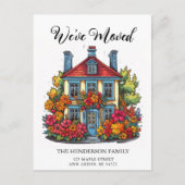 Ankündigung über die Zuhause Postkarte (Vorderseite)