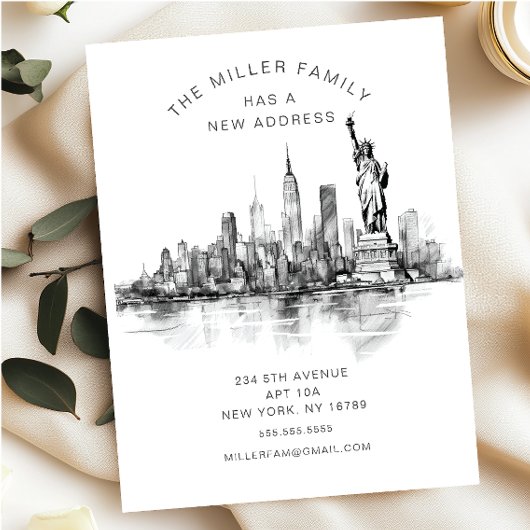 Ankündigung über Neuanfang von NYC Skyline Moving
