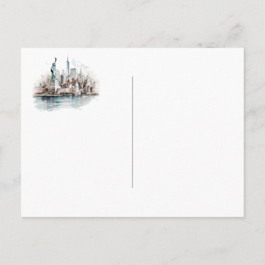 Ankündigung über Neuanfang von NYC Skyline Moving (Rückseite)