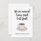 Ankündigung über neue Zuhause-Adresse (Vorne/Hinten)