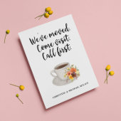 Ankündigung über neue Zuhause-Adresse