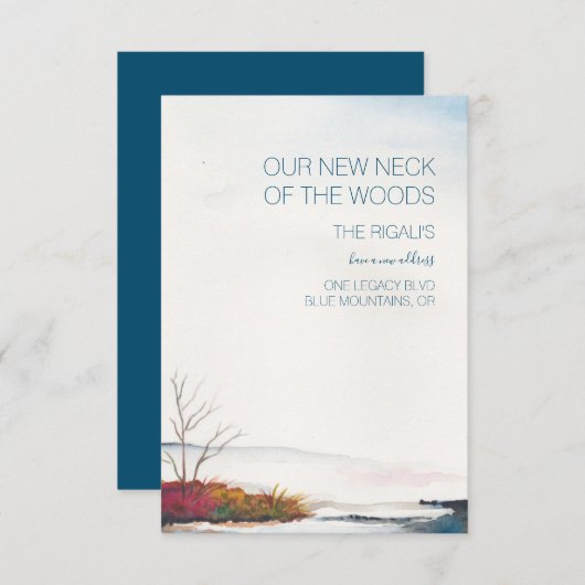 Ankündigung über Wasserfarbenfallen (Vorne/Hinten)