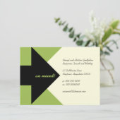 Ankündigung und Einladung der Pfeilbewegung (Stehend Vorderseite)