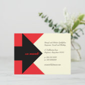 Ankündigung und Einladung der Pfeilbewegung (Stehend Vorderseite)