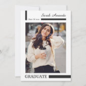 Ankündigung und Einladung des Abschlusses (Vorderseite)