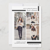 Ankündigung und Einladung des Abschlusses (Rückseite)