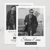 Ankündigung und Einladung von Abschlüssen (Vorne/Hinten)