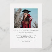 Ankündigung und Einladung von Foil Frame Abschluss (Rückseite)