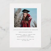 Ankündigung und Einladung von Foil Frame Abschluss (Rückseite)