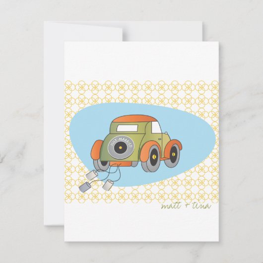 Ankündigung und Einladung zur Feier (Vorderseite)