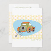 Ankündigung und Einladung zur Feier (Vorne/Hinten)