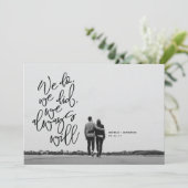 Ankündigung und Einladungskarte (Stehend Vorderseite)