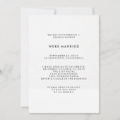 Ankündigung und Feier der einfachen Post (Rückseite)