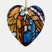 Ankündigung und Geburtsstunde Keramik Ornament (Rechts)