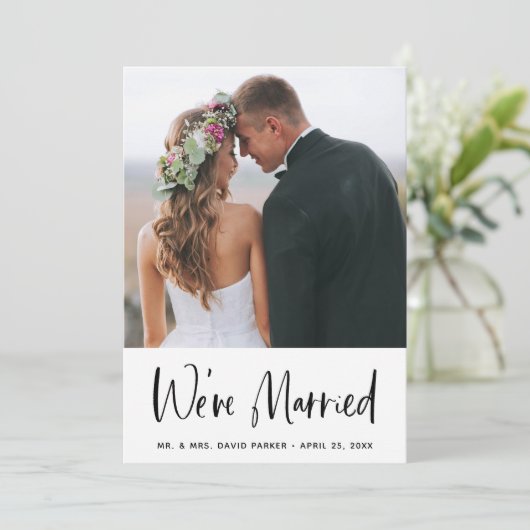 Ankündigung und Party einer einfachen Post | FOTO (Stehend Vorderseite)