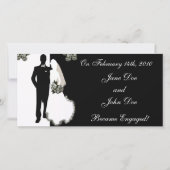 Ankündigung unserer Verlobung Cards (Vorderseite)