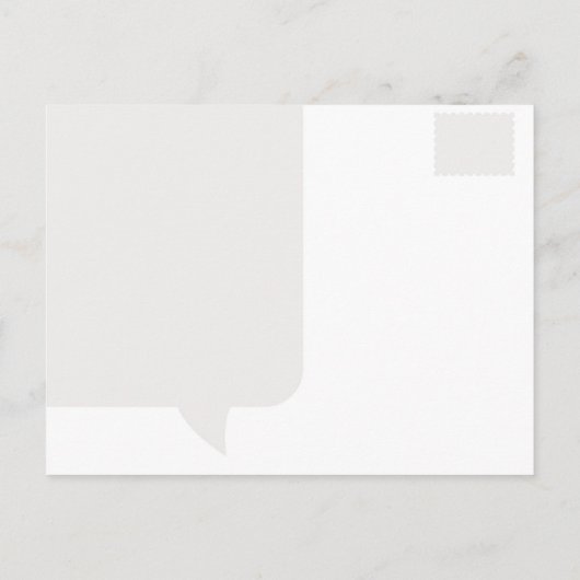 Ankündigung verschieben Postkarte (Rückseite)